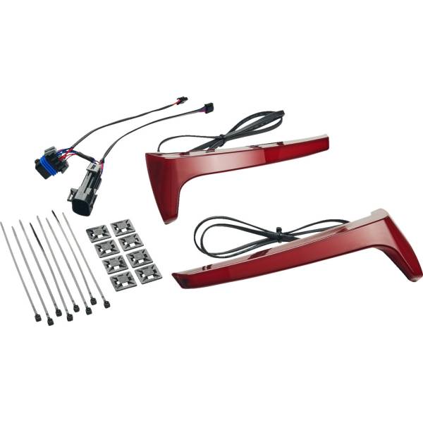 RydeCulture ブライアントM1サドルバッグライト 21年-23年 インディアン Challenger 赤