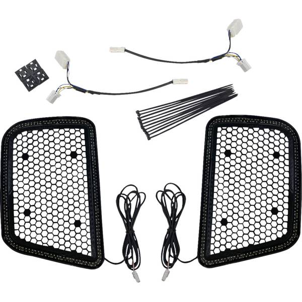 Dynamic Lower フェアリングライト 12年 ハーレー FLHXSE3 黒