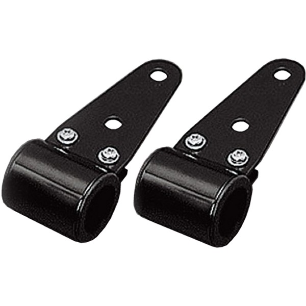 ヘッドライトステー 34-43mm アルミ/黒