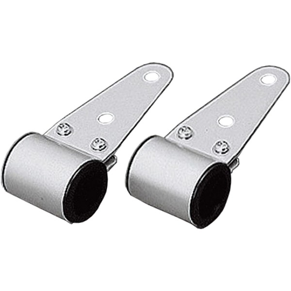ヘッドライトステー 34-43mm アルミ/シルバー