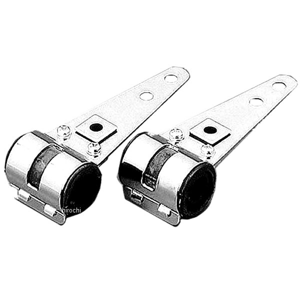 ヘッドライトステー ロング/メッキ 27-39mm