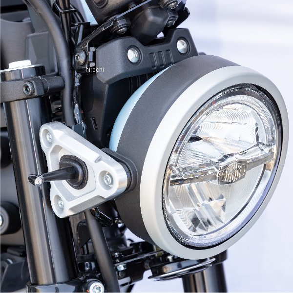 ヘッドライトリム 24年- XSR125 アルミ ヘアライン