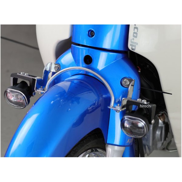 フォグランプキット LED 18年以降 スーパーカブ110 クロームメッキ