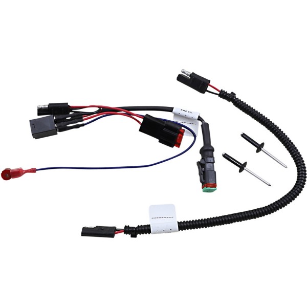 【セール特価】 LED ライトバー用 ワイヤリングハーネス、マウントキット 15年-19年 AXYS RMK Chassis