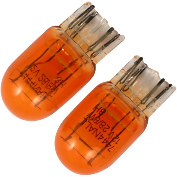 バルブ 7444NA 13.5V 25W/6W アンバー 2個入り
