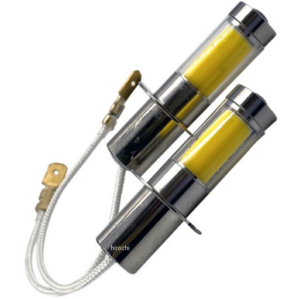 LED バルブ H3 イエロー 2個入り