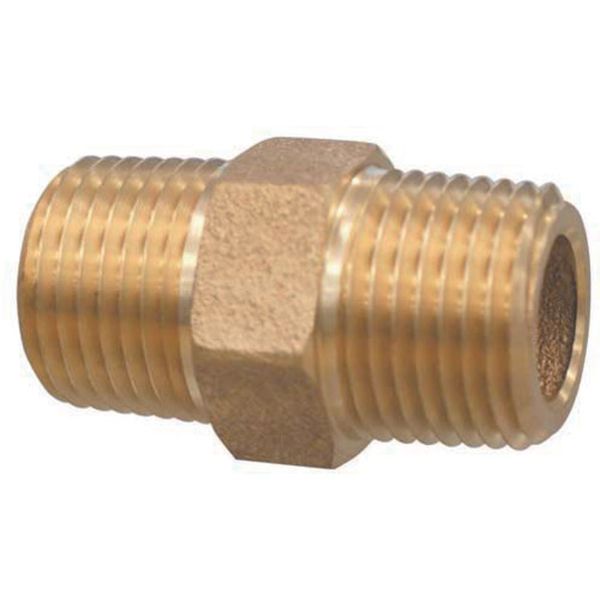 H6N   砲金六角ニップル