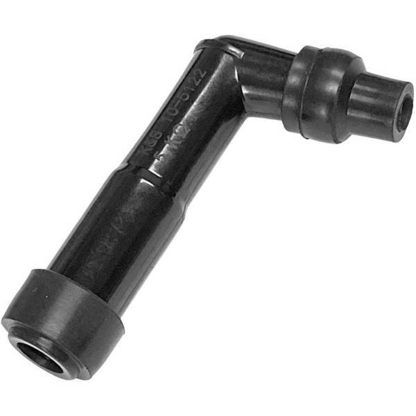 プラグキャップ 120°エルボー 14mm 黒