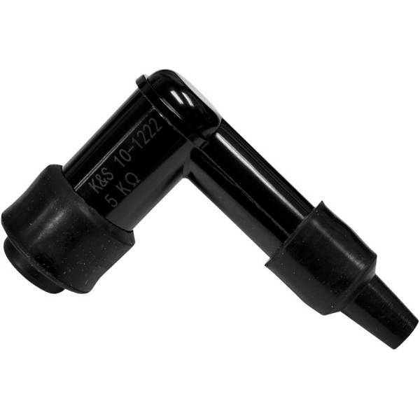 プラグキャップ 90°エルボー 10/12mm 黒