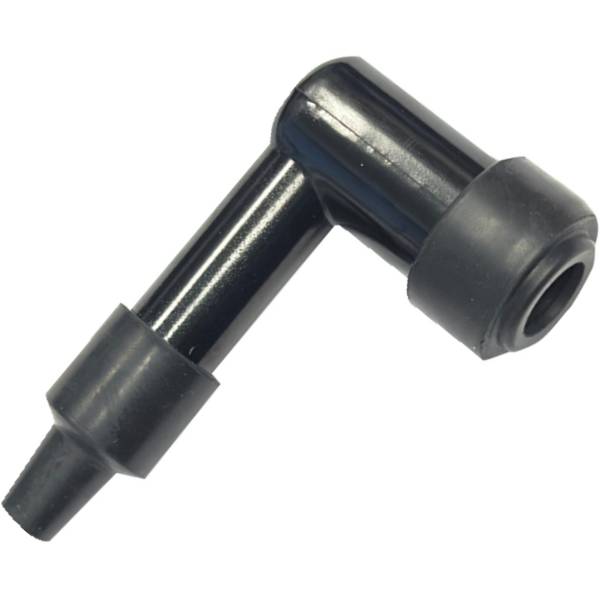 プラグキャップ 90°エルボー スペシャルデザイン 14mm 黒