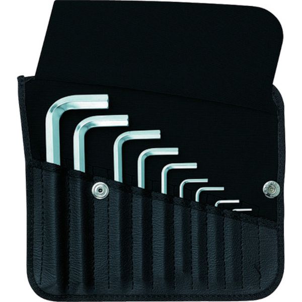 857-1232  六角棒レンチセット 袋入り9本組