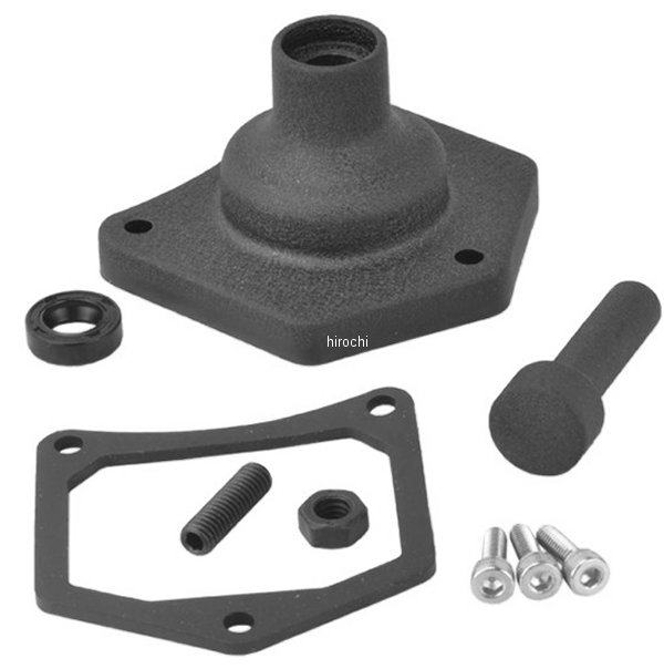 ソレノイドエンドカバー/スターターボタン 1.2kW/1.4kW 黒(つや消し)