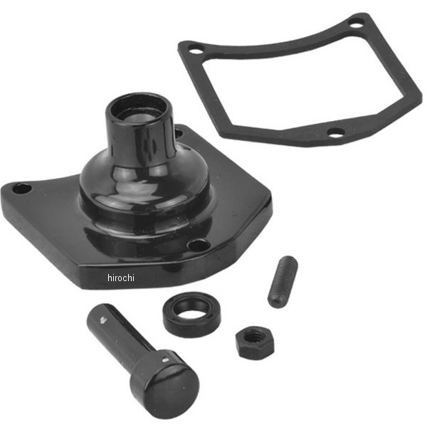 ソレノイドエンドカバー/スターターボタン 1.5kW/1.8kW 黒(つや有り)