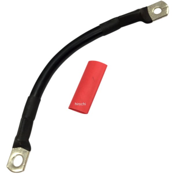 バッテリーケーブル 黒 7インチ(178mm)