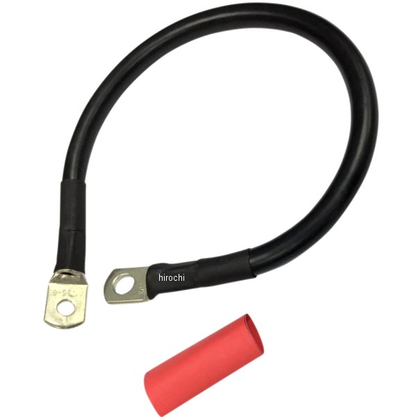 バッテリーケーブル 黒 15インチ(381mm)