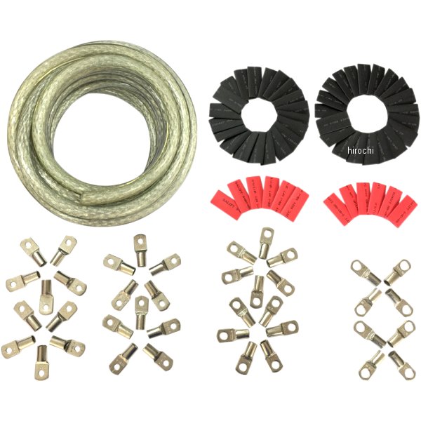 カスタム バッテリーケーブルキット クリア