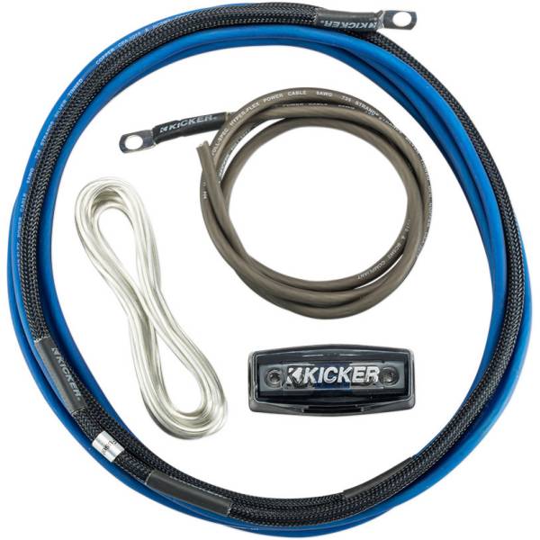 8-Gauge アンプ電源配線キット 青
