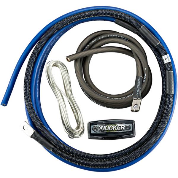 4-Gauge アンプ電源配線キット 青