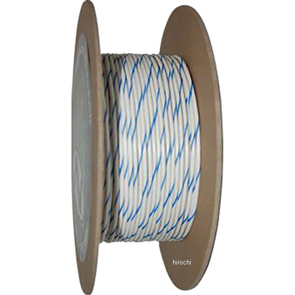 ワイヤー 20ゲージ プライマリー 100フィート 白/青