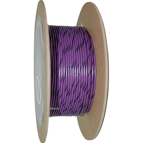 ワイヤー 20ゲージ プライマリー 100フィート バイオレット/黒