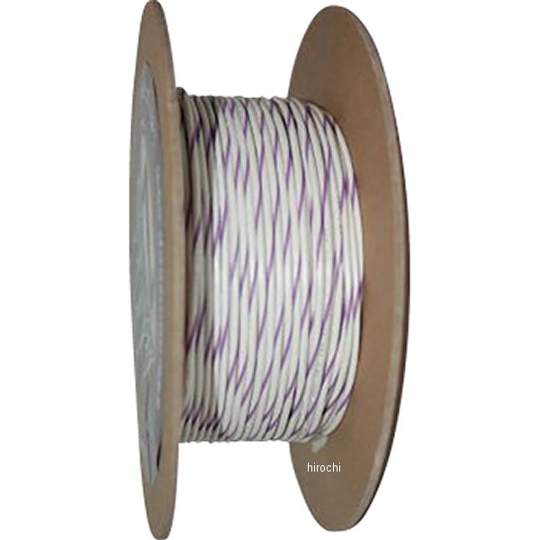 ワイヤー 20ゲージ プライマリー 100フィート 白/バイオレット