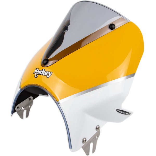 フライスクリーン 18年-20年 モンキー125 イエロー/白