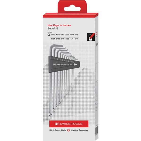 212Z.LH12CBB  ボールポイント六角レンチセット(インチ)