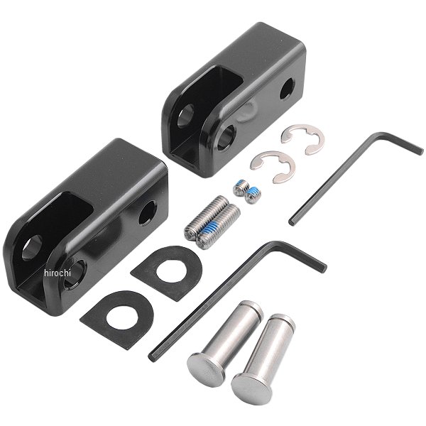 ステップアップ ブラケット ボルト 黒 左右セット