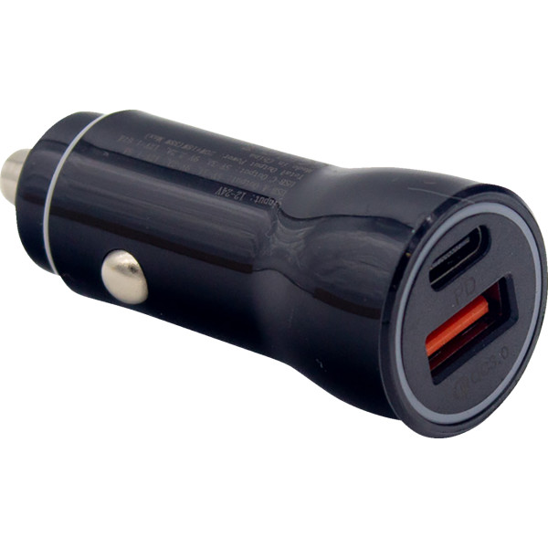 シガーライター電源アダプター黒