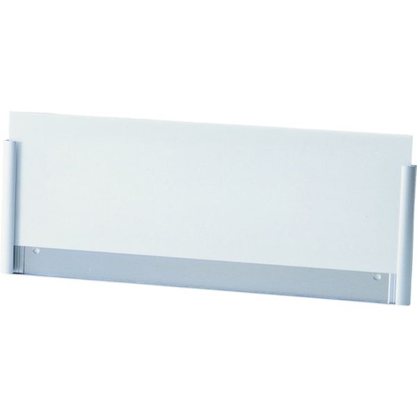 ルームプレート 差込タイプ(アルミケース付) 室名-120-300 80×245mm 樹脂製
