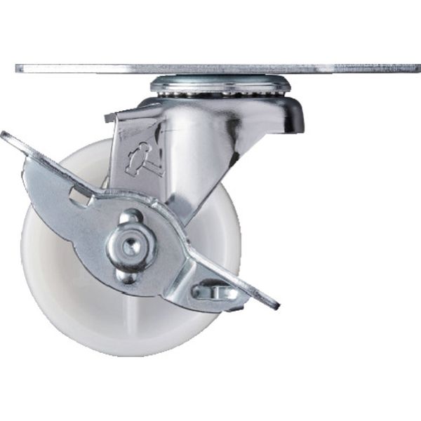 215EN50  Eシリーズコーナー 旋回式ナイロン車輪 50mm ストッパー付