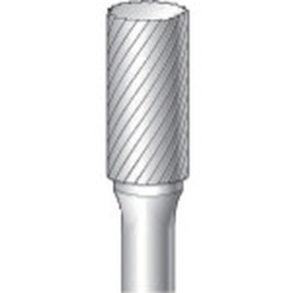 チタンコート超硬カッター 円筒(シングルカット)刃径9.5mm刃長19mm