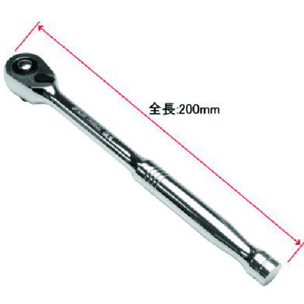 3/8DR ラチェットハンドル 72T