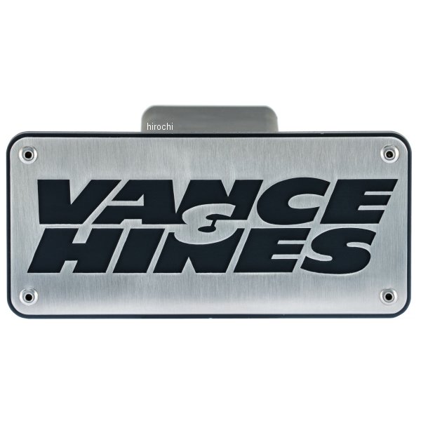 VANCE&HINES プレミアム トレーラーヒッチカバー 2インチレシーバー シルバー