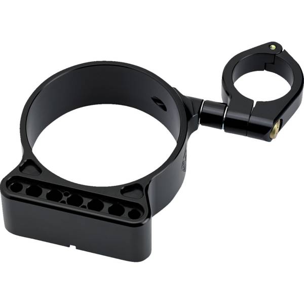 スピードメーター サイドマウント スイベル ブラケット 49mmクランプ 黒