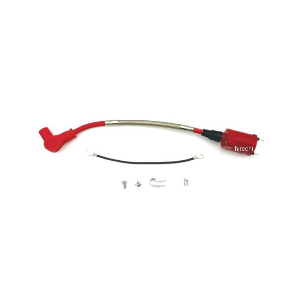 スピードプロツインシリコンプラグコード ステンレスブレイデッドタイプ付 NSR50/NS-1 レッド/レッド