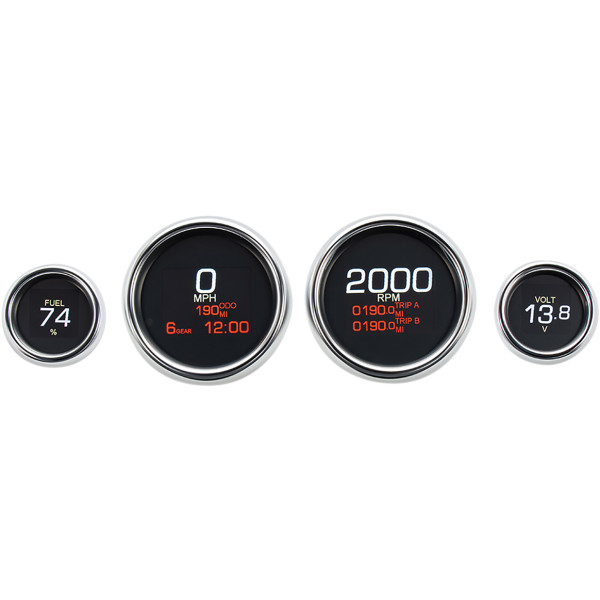 4ゲージMLXシリーズキット 04年-13年 FLHT クローム