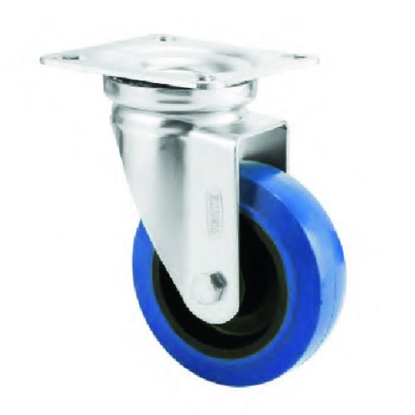 AJ150  プレート式キャスター(タイヤ痕レスタイプ) φ150 自在式