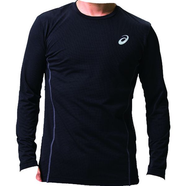 ウィンジョブロングスリーブシャツ パフォーマンスブラック/ダークグレー M