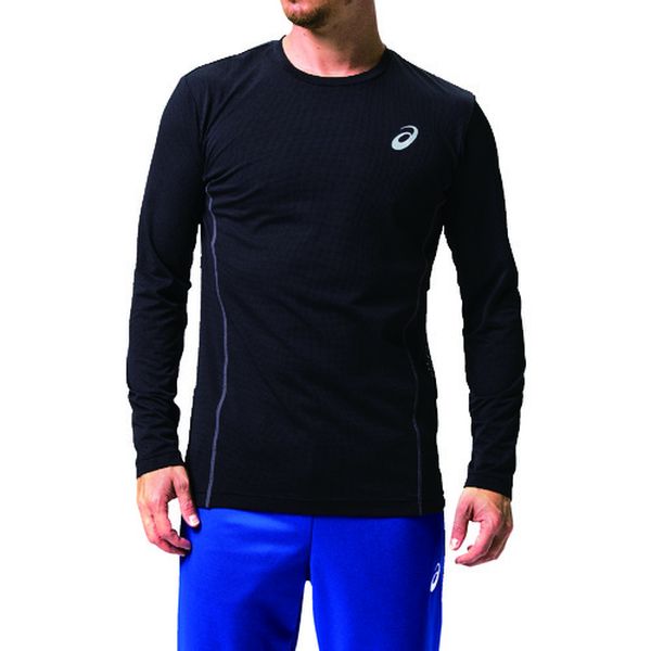 ウィンジョブロングスリーブシャツ パフォーマンスブラック/ダークグレー S