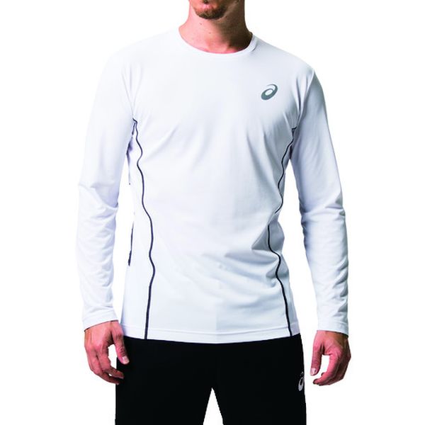 ウィンジョブロングスリーブシャツ ブリリアントホワイト/ダークグレー S