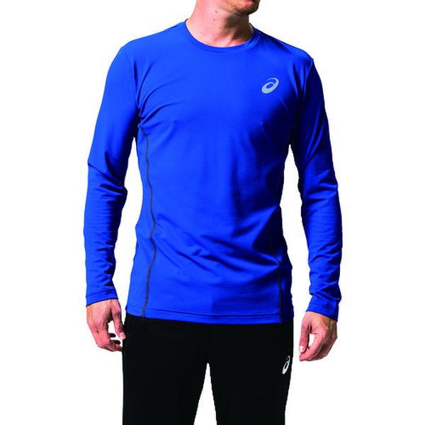 ウィンジョブロングスリーブシャツ アシックスブルー/ダークグレー S