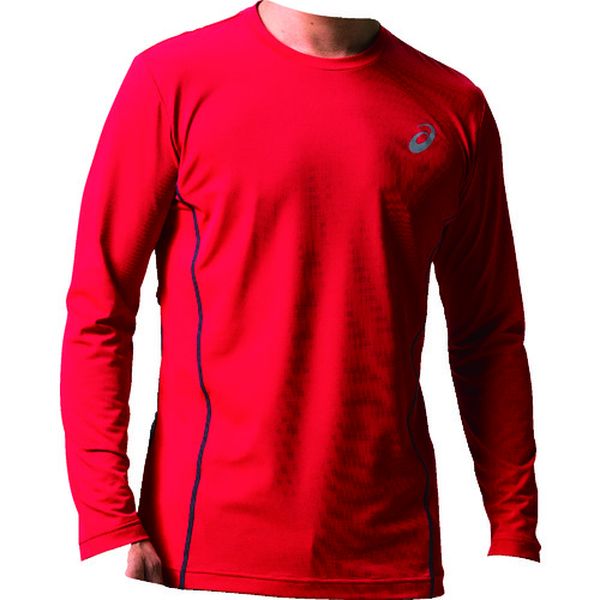 ウィンジョブロングスリーブシャツ クラシックレッド/ダークグレー XL