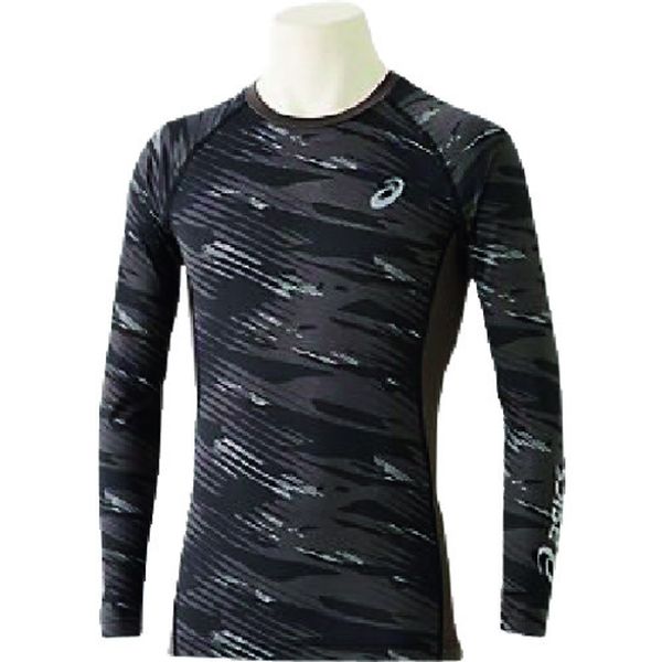 ウィンジョブロングスリーブシャツ パフォーマンスブラック/ダークグレー 3XL