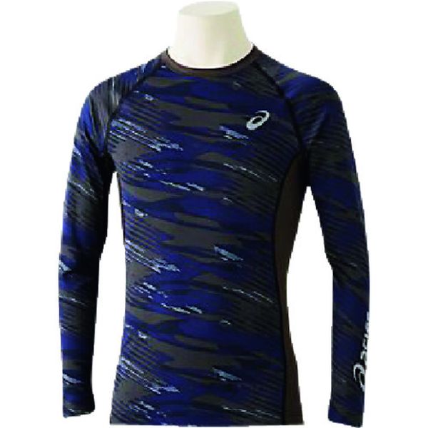 ウィンジョブロングスリーブシャツ ピーコート/ダークグレー XL