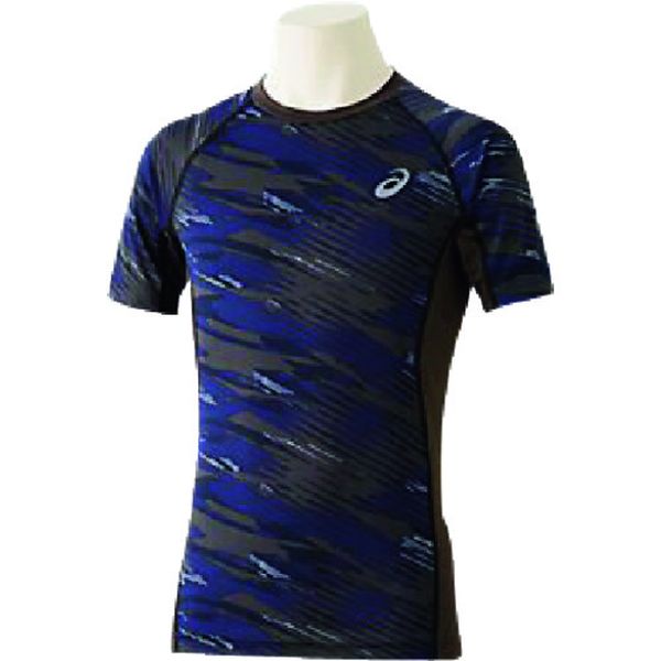 ウィンジョブハーフスリーブシャツ ピーコート/ダークグレー XL