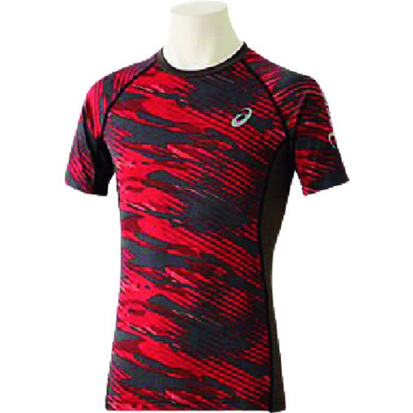 ウィンジョブハーフスリーブシャツ バーガンディ/ダークグレー L