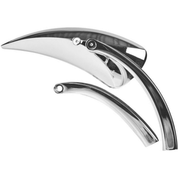 ティアドロップ ミラー クローム 1個売り