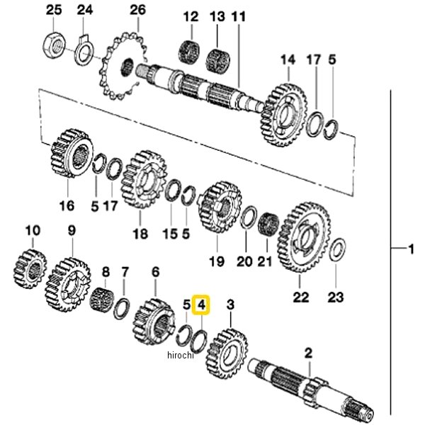 ワッシャー 23002343193