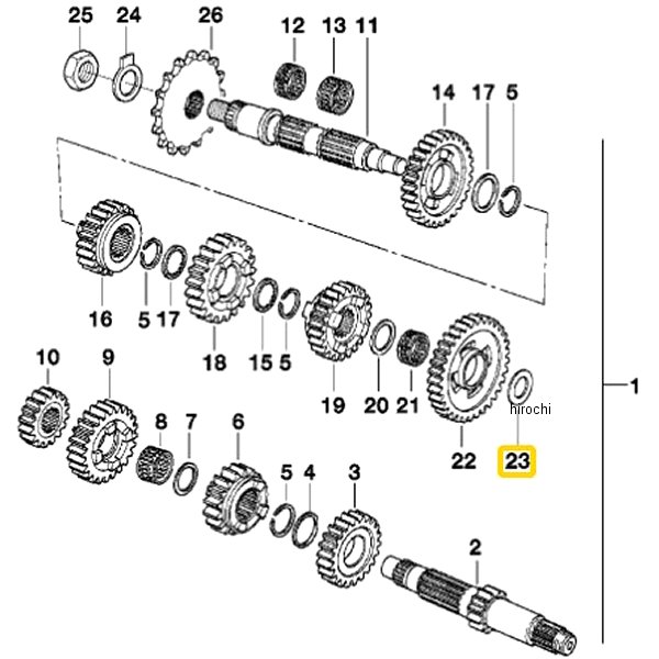 ワッシャー 23002343197